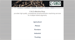 Desktop Screenshot of candcmachineshop.com